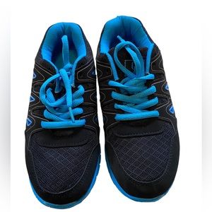 OI SPORT Black and Blue Sneakers Size 4